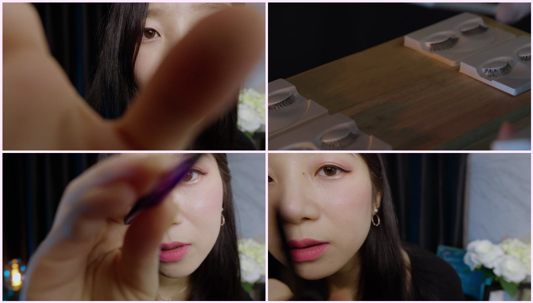 ASMR Tingly 假睫毛店 Latte ASMR视频