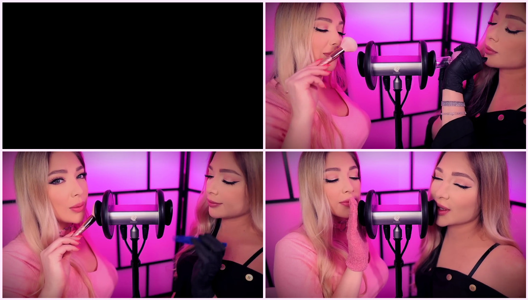 ASMR Twin Deep Ear Cleaning 特写呼吸声、口音、不说话……嗯……几乎 双胞胎Asmr ASMR视频