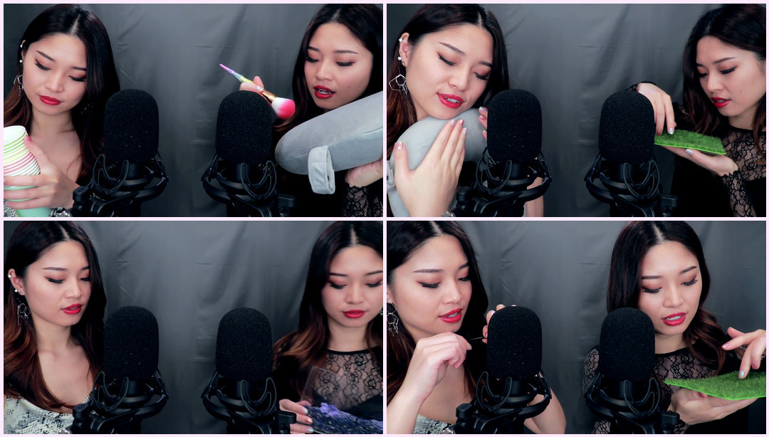 [ASMR] Twin Deep Ear Attention ~ Intense Relaxation 双胞胎Asmr ASMR视频