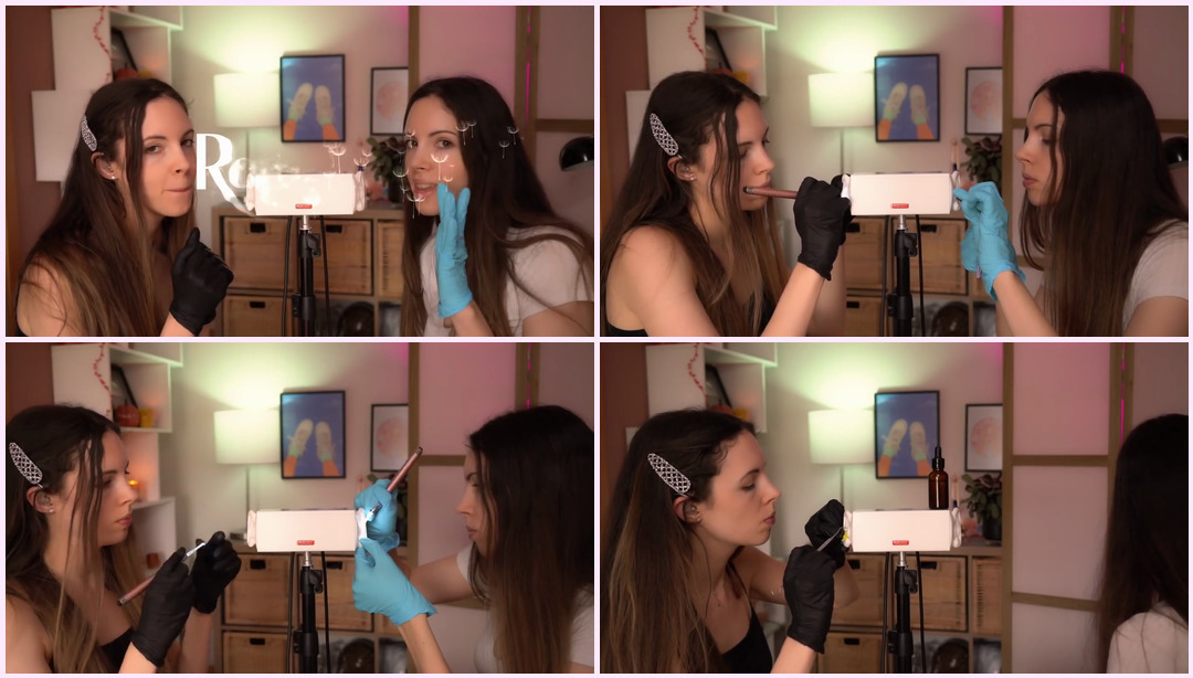 双耳清洁 - ASMR [Tingly, Relaxing] 双胞胎Asmr ASMR视频