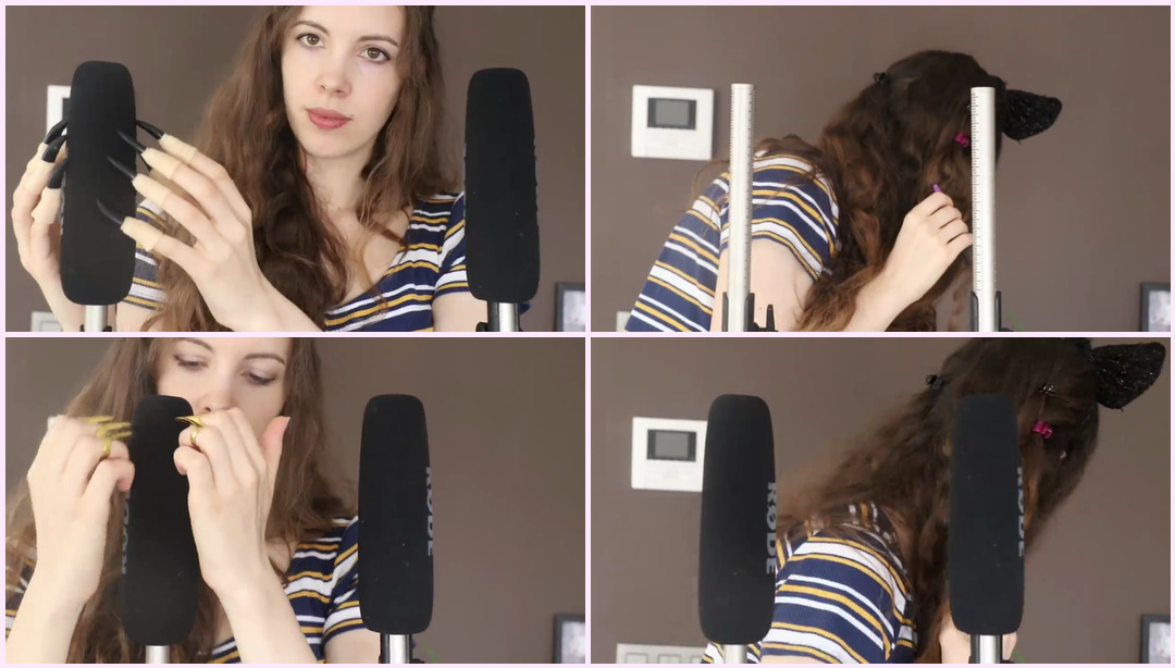 我钉了这个 ASMR 麦克风刮痕 - 9765% 刺痛 Rapunzel ASMR视频