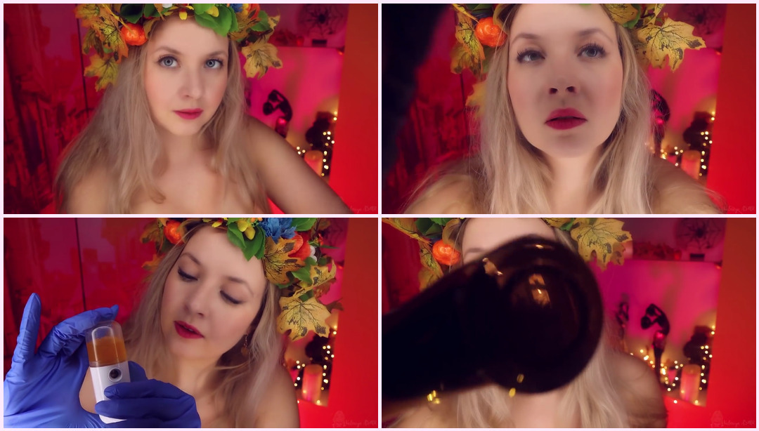 ASMR Pumpkin SPA 面部清洁和按摩万圣节 Cosplay ASMR视频