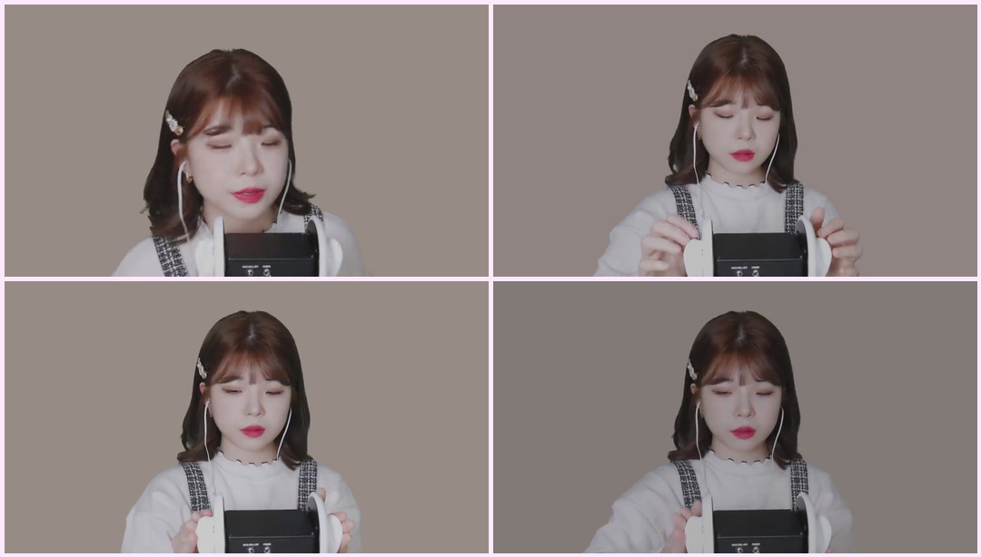 ASMR 平静地抚摸和敲击你的耳朵│耳朵抚摸/耳朵敲击/一点点耳朵按摩│耳朵抚摸,耳朵敲击,耳朵按摩 妍珠 ASMR视频