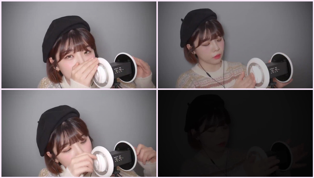 ASMR │触耳、敲击和耳语│ , (NO TALKING 13:49 ~) 妍珠 ASMR视频