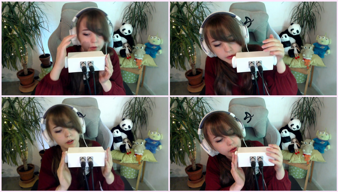 ASMR - 放松耳朵按摩和呼吸声 gril ASMR视频