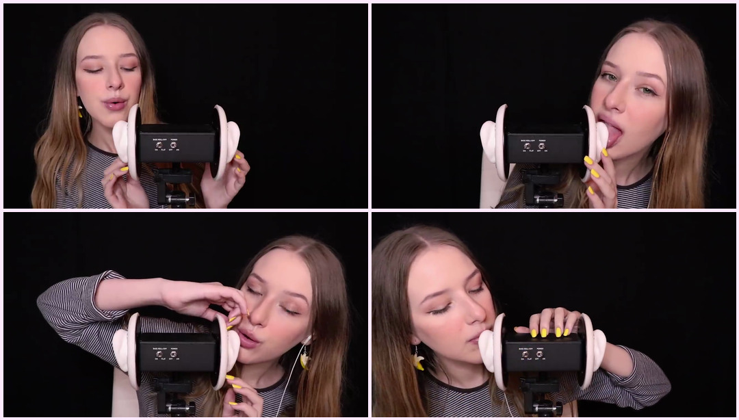 ASMR 吃你的耳朵 Diddly ASMR视频