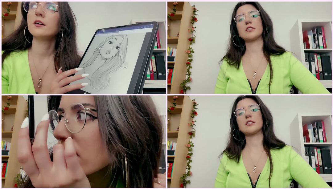 课堂上那个拿着 iPad 的女孩坐在你旁边 - ASMR 个人关注 edafoxx ASMR视频