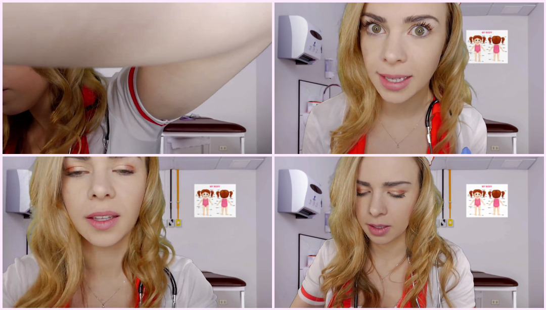 ASMR 学校护士考试（手套、测量、检查虱子、耳朵清洁） 女护士Asmr ASMR视频