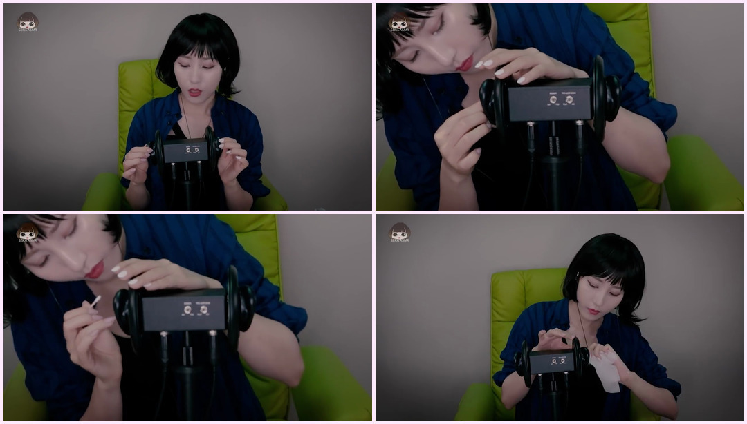 韩国 Whispered Talking 耳朵清洁 Role Play ASMR 3dio pro 2 双耳 Eng sub 耳卡基字幕 SERA ASMR视频