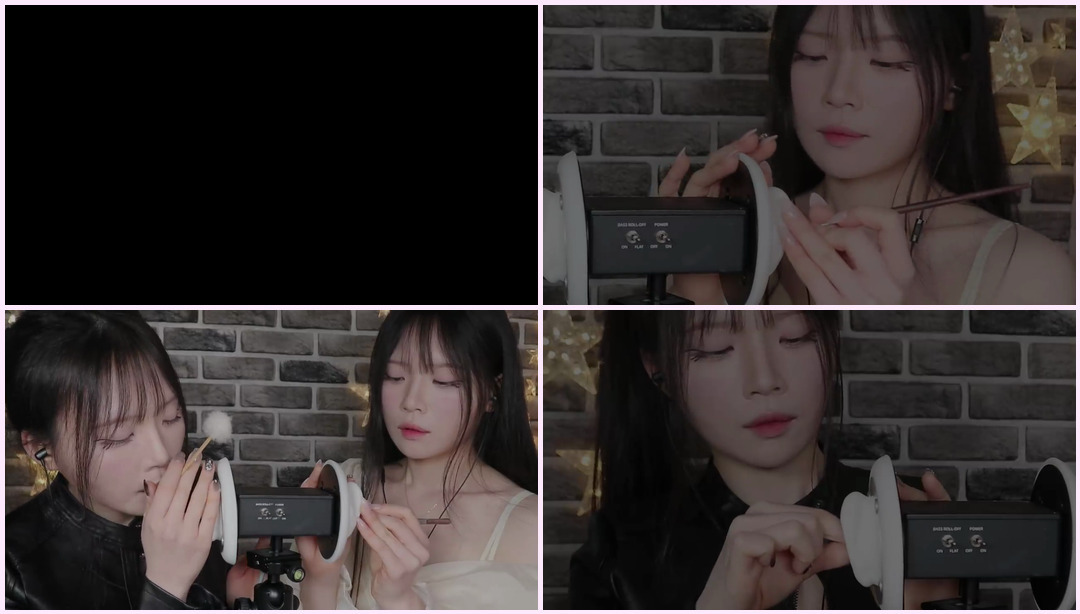 ASMR 双耳清洁比赛 (Deep and Closer) 双胞胎Asmr ASMR视频