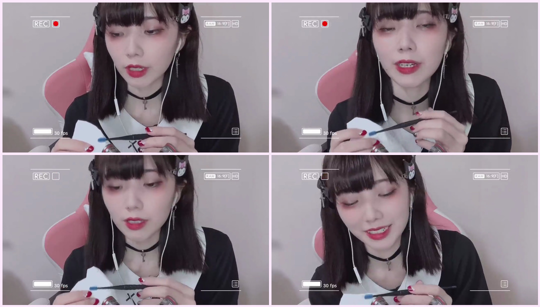 [ASMR] TASCAM mic 到了，但是 Menhera mine-based earpick chat mic test New mic test earcleaning chat 새 마이크 가 도착 했다 귀이개 잡담 -- Mia ASMR视频