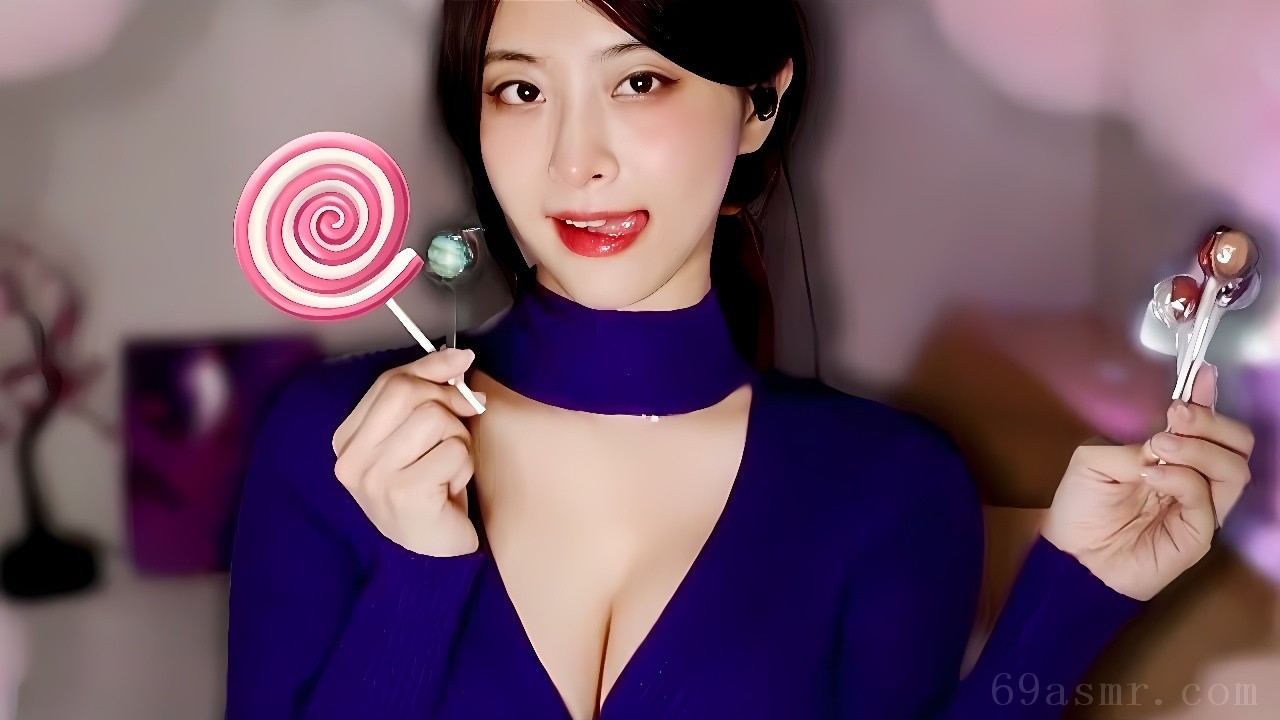 ASMR l Candy Eating & Whispering (Planetary Candy, Candy Eating l 饴の音)