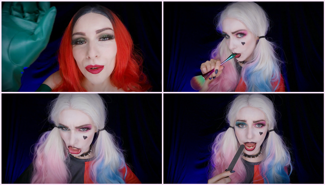 毒藤女和哈雷奎恩 | ASMR 吻 双胞胎Asmr ASMR视频