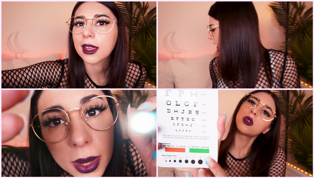 ASMR 眼科医生考试......一切都错了！ （颅脑检查、眼眶视力测试 1 或 2） LunaRexx ASMR视频