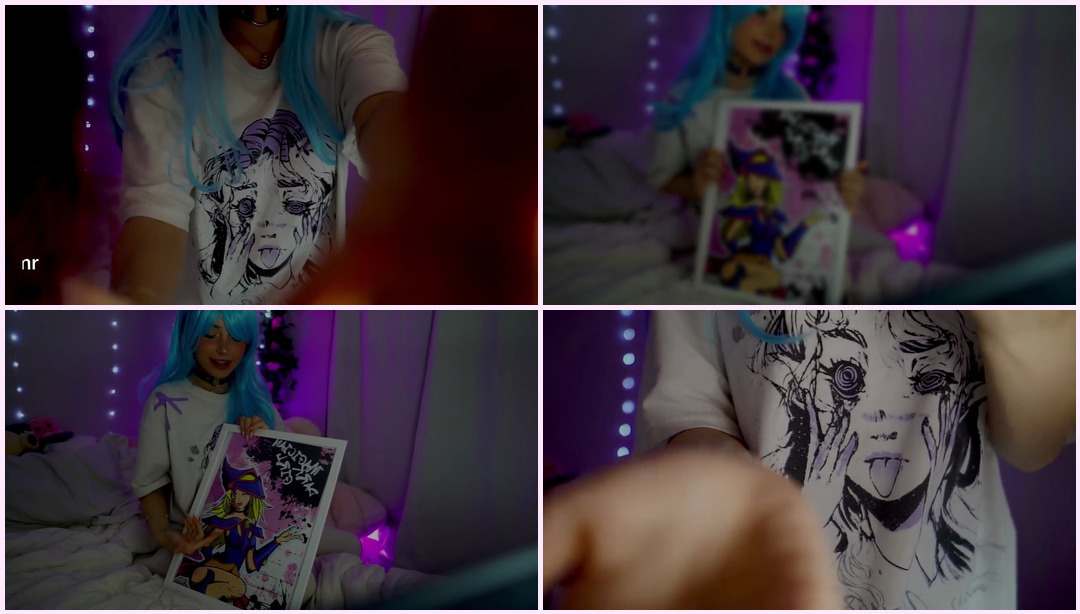 动漫女友角色扮演 ASMR ♡ 在糟糕的一天后安慰你 ♡ Cosplay ♡ 发型 ♡ Affirmations DOLLBLUSH ASMR视频