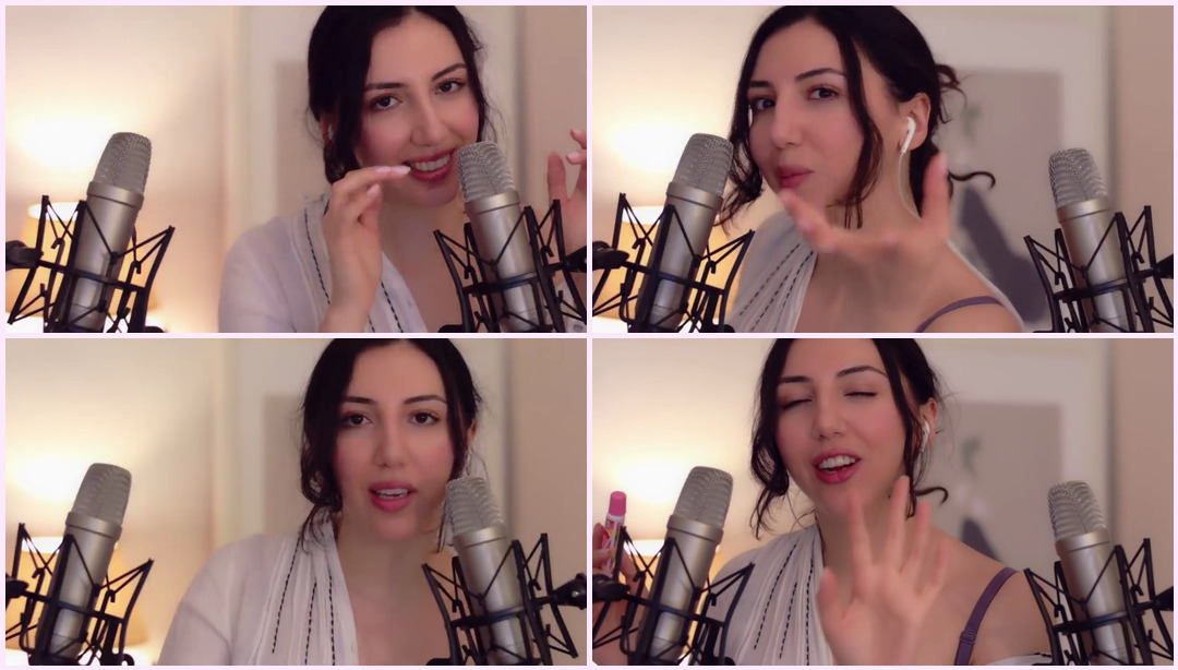 ASMR Deep Tingles Mouth 听起来耳对耳耳语 Miss ASMR视频