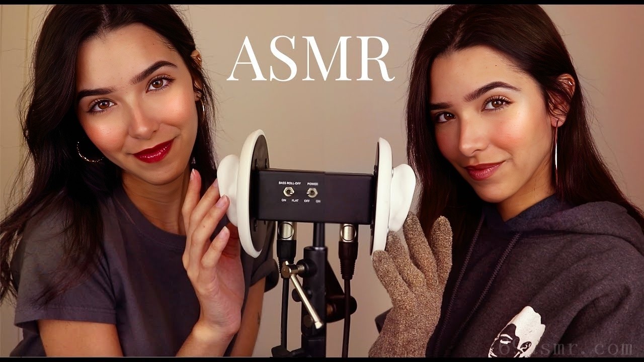 ASMR 双耳清洁（+ 耳油按摩、刷耳、耳朵敲击和刺痛的声音）