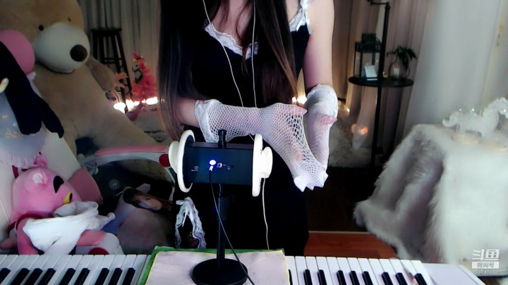 夏喵娜ASMR-丝袜的声音