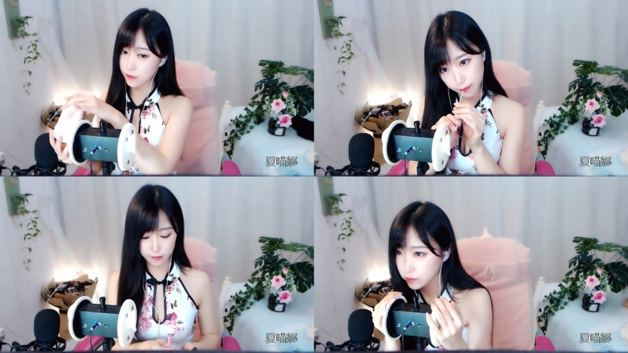 夏喵娜ASMR-旗袍喵给你纸杯耳烛水泡泡 国内Asmr ASMR视频