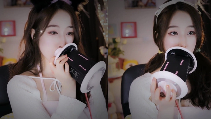 绮夏ASMR-5.1更新双耳舔耳 